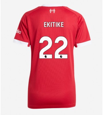 Liverpool Hugo Ekitike #22 Hjemmebanetrøje Dame 2025-26 Kortærmet